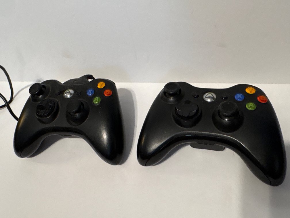 Xbox 360 Black Controllers