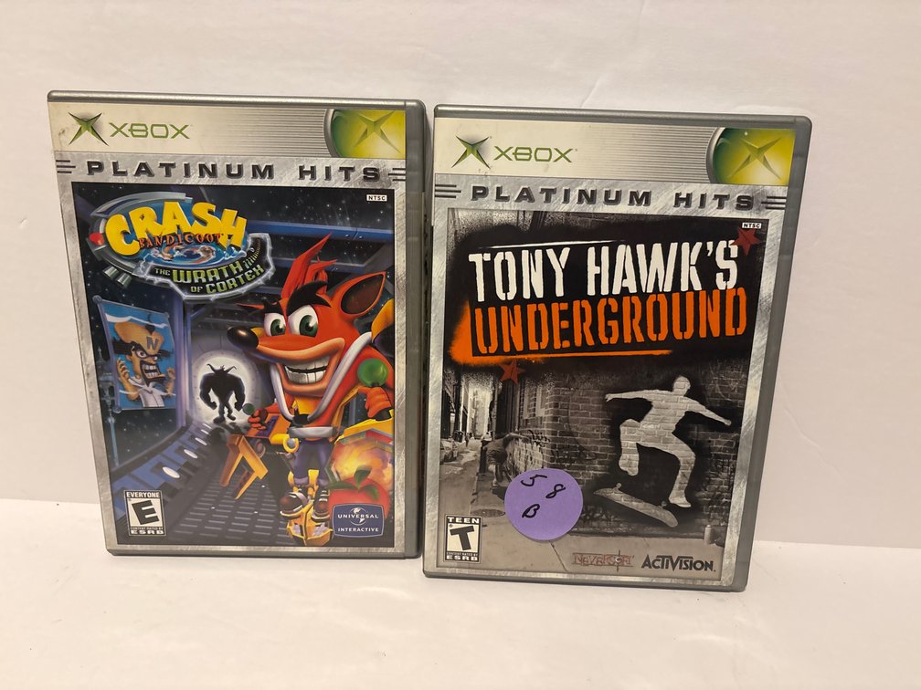 Tony Hawk’s Underground and Crash Bandicoot