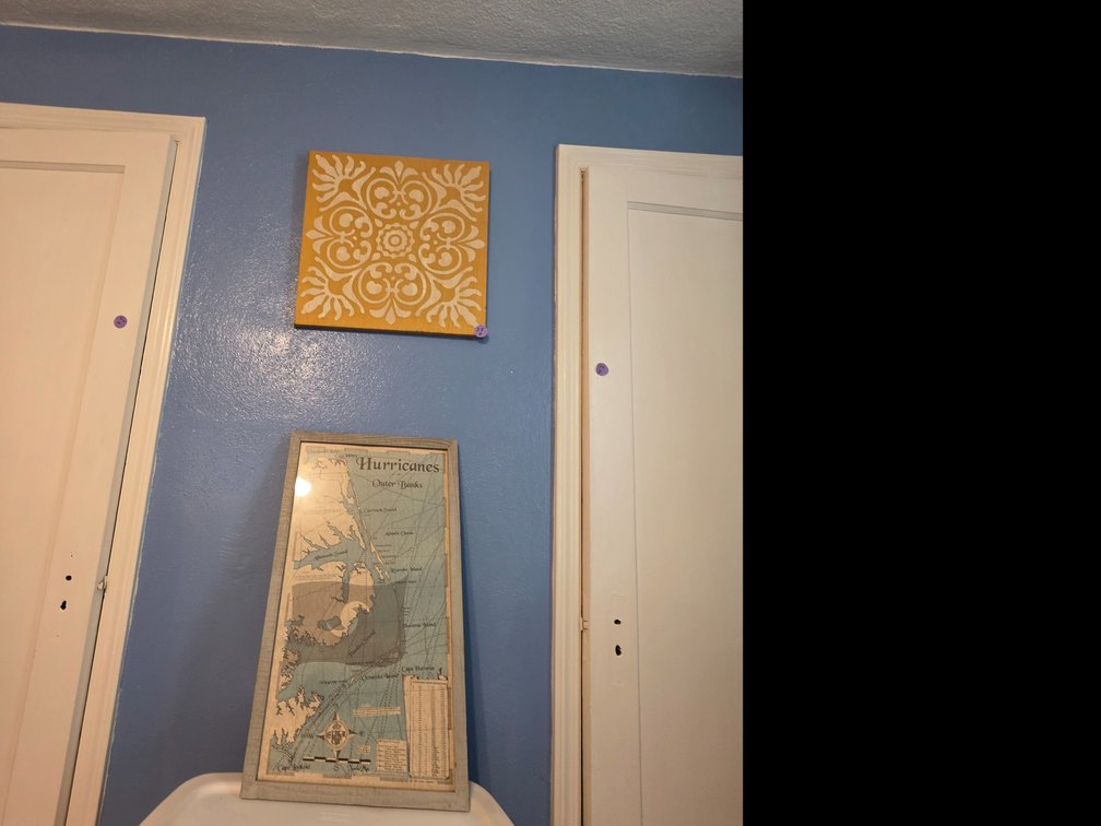 Square decorative wall art  on canvas,Framed Print of the Outer Banks of North Carolina, titled "Hurricanes of the Outer Banks," designed by artist James A. Morrett