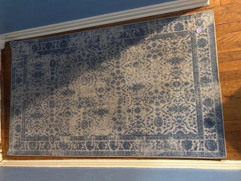 Small Blue Rug