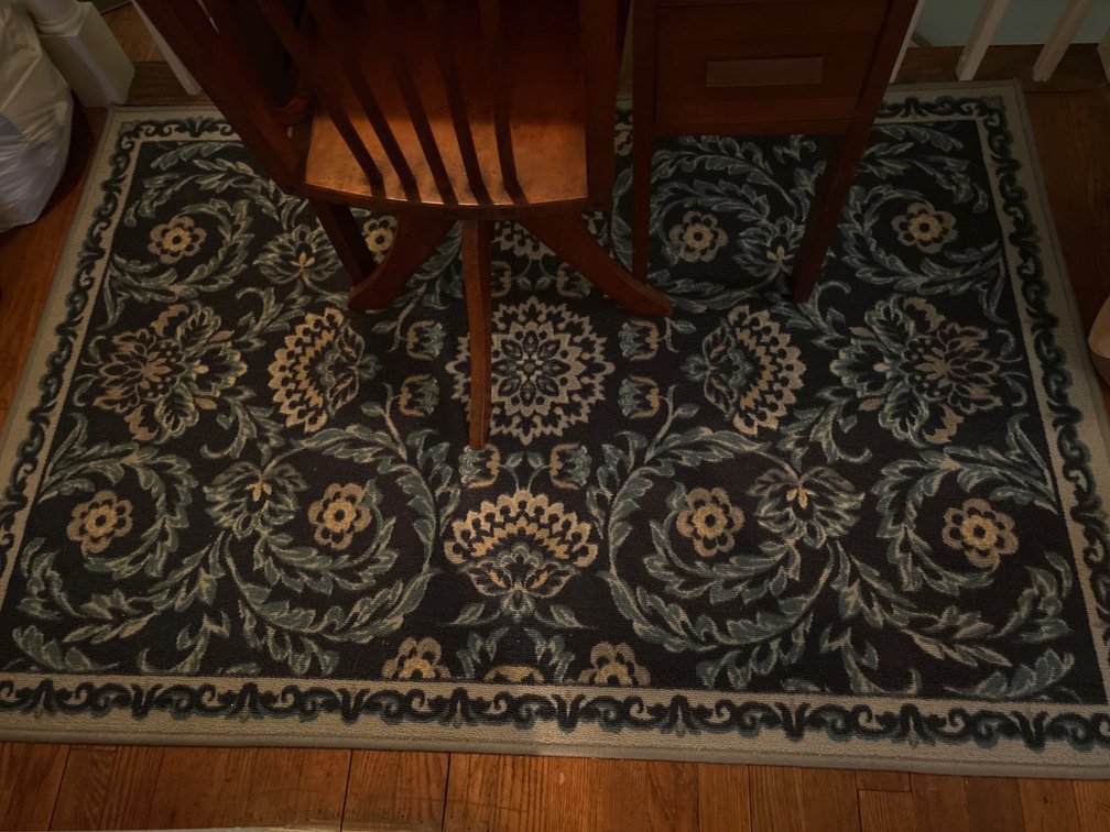 Dark Blue Accent Rug