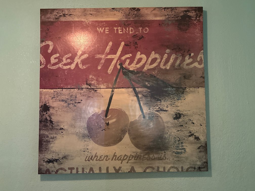 Seek Happiness Wall Decor