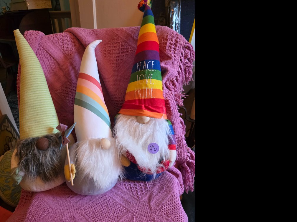 Rae Dunn  PEACE LOVE PRIDE Gnome, etc