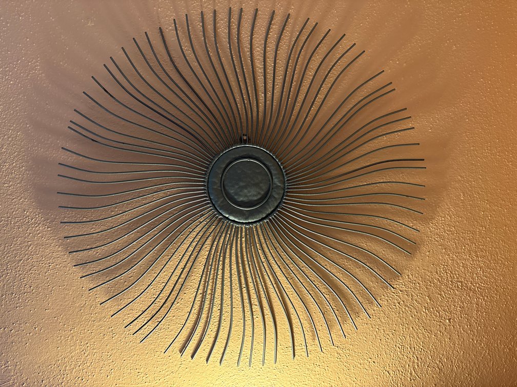 Metal Starburst Wall Decor
