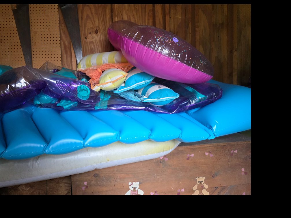 Lot of Swimming Rafts