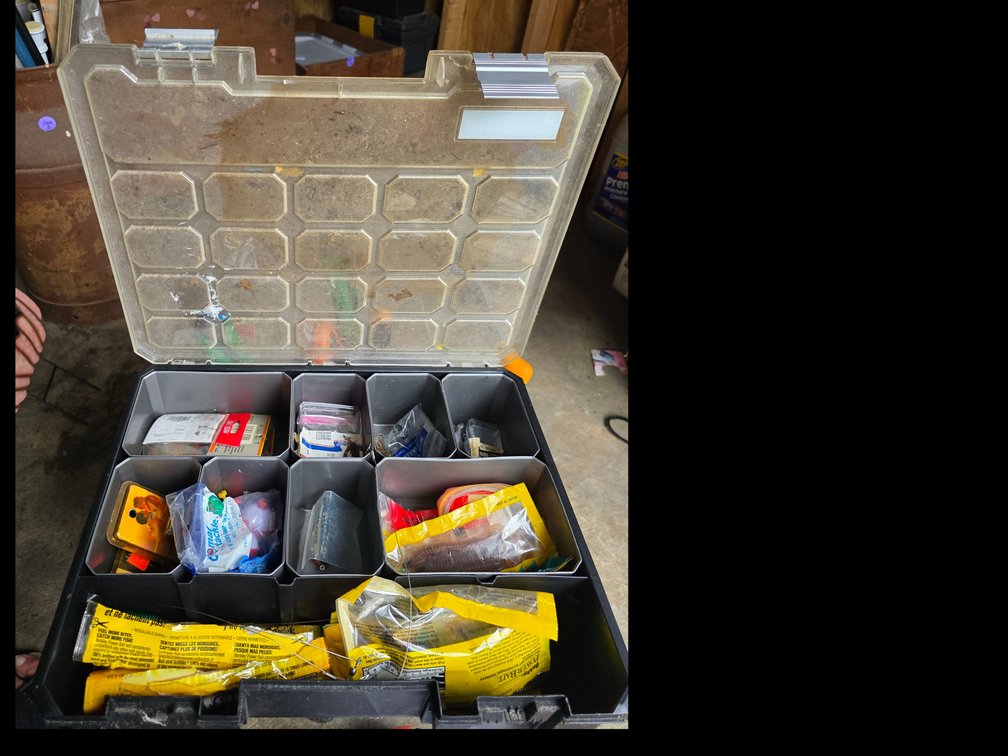 Plastic Husky Storage  Box with Fishing  Accessories