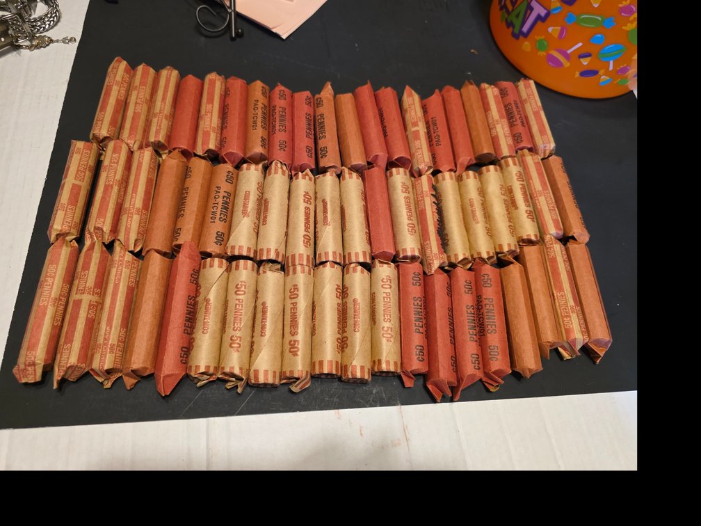 Rolled Pennies $30.00