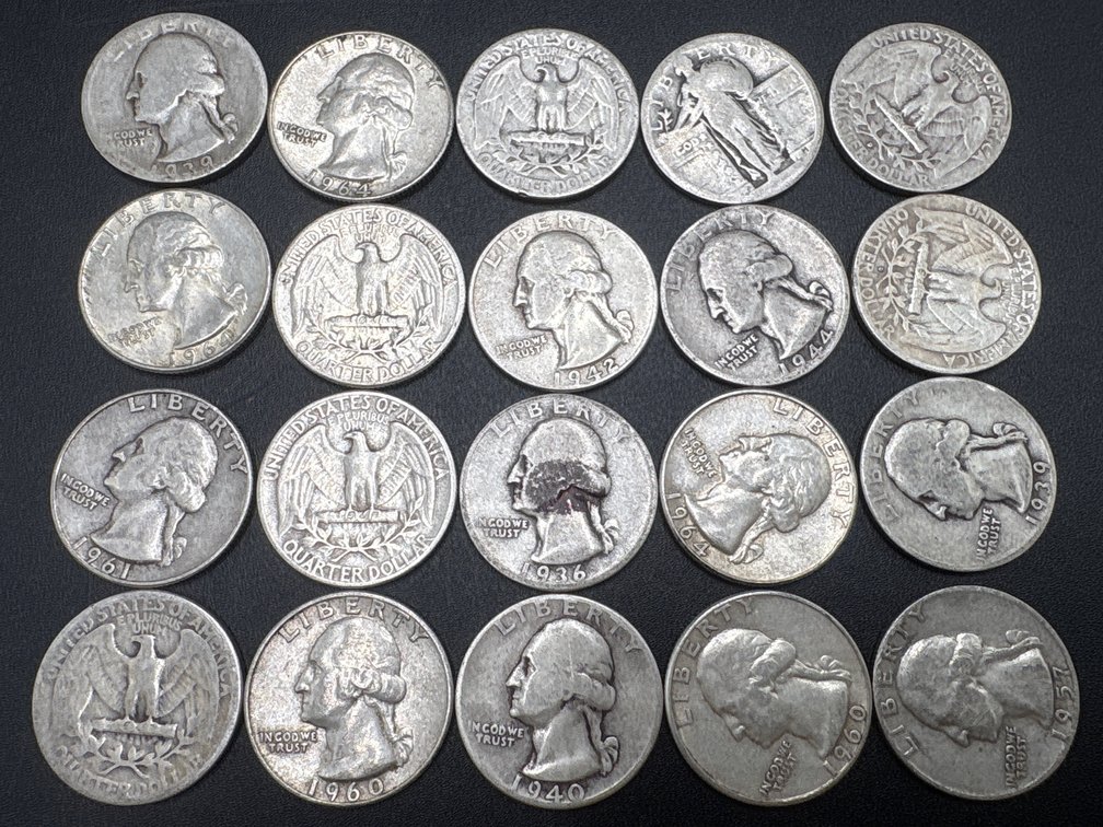 Silver Quarters (x20)