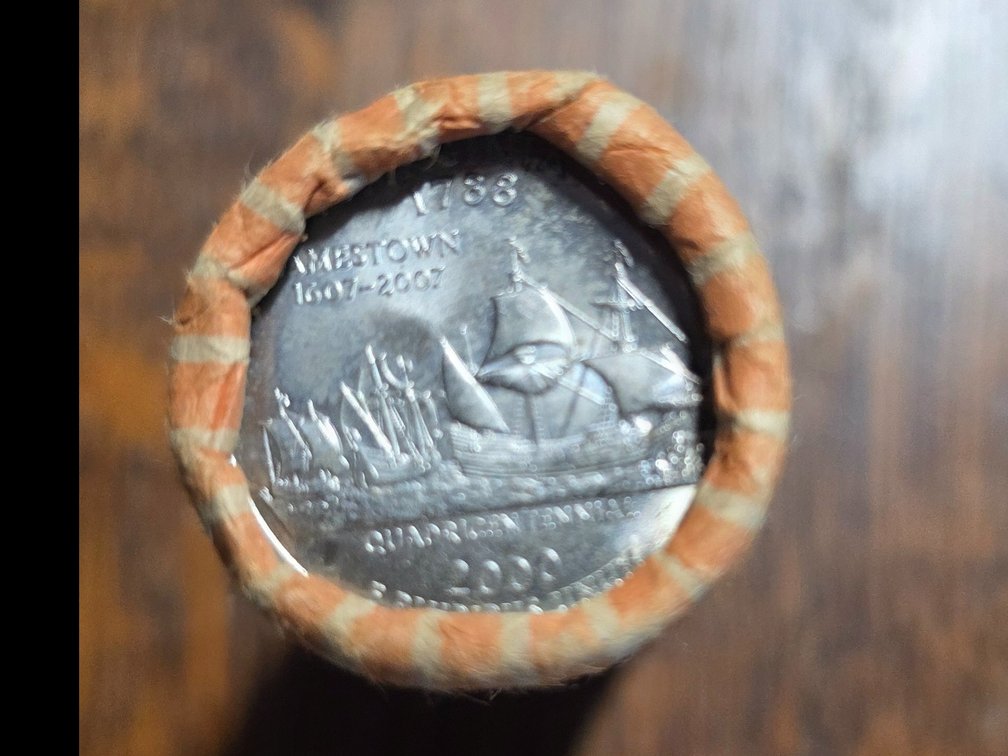 Uncirculated  Bank Rolled 2000 Virginia State Quarter