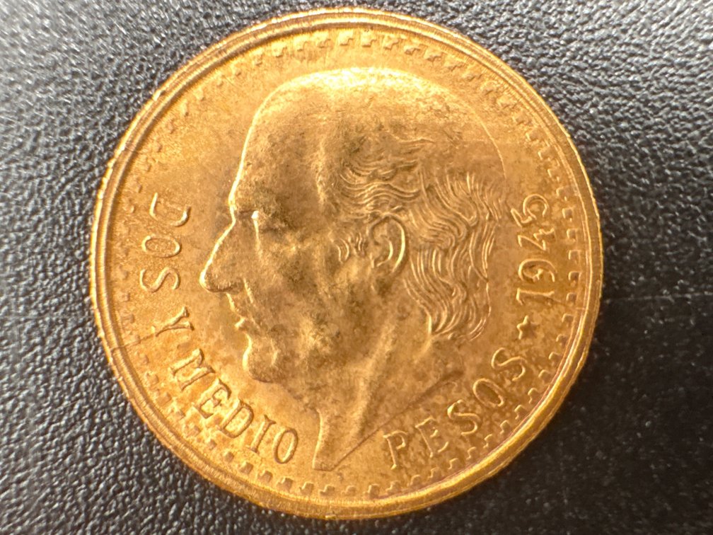 Mexico Gold 2.5 Peso 1945