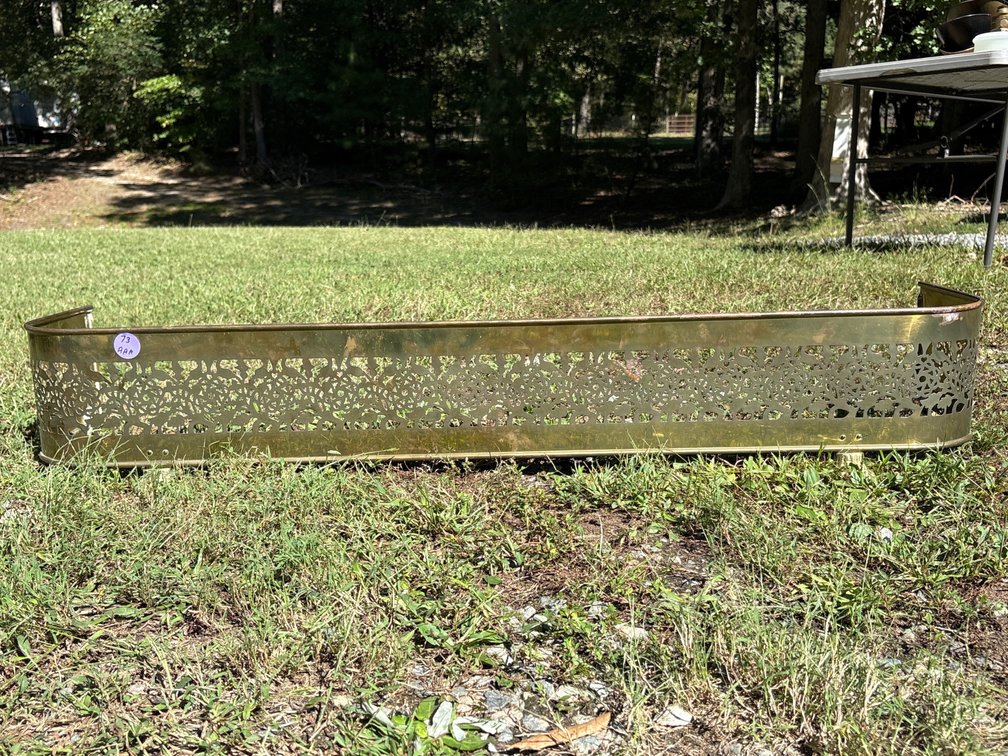 Brass Fireplace Fender