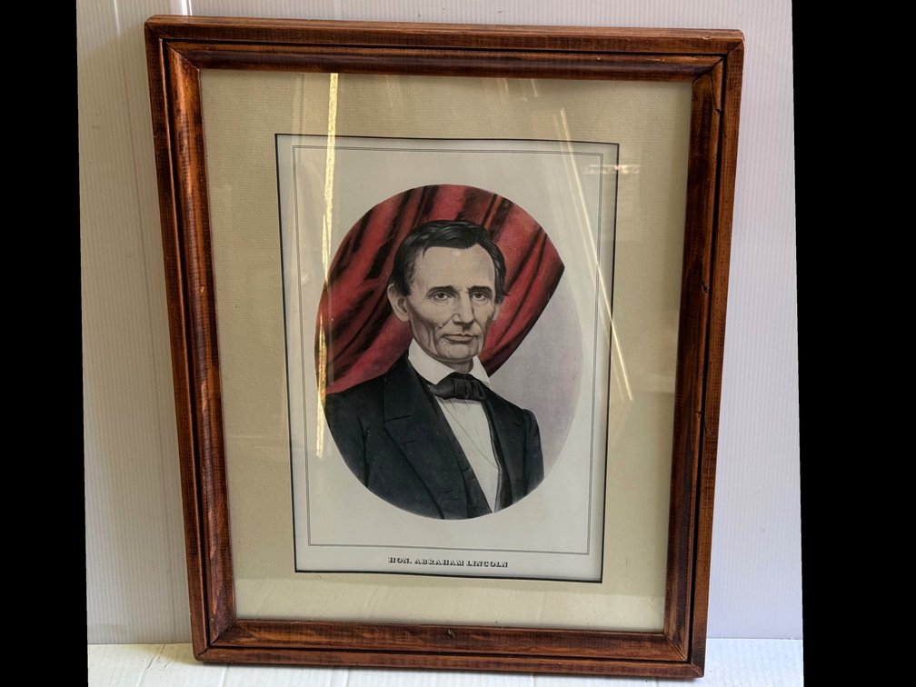 Abraham Lincoln Wooden Framed Wall Art