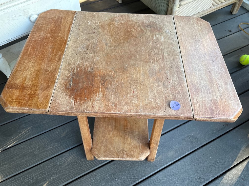 Two End Tables and Contents