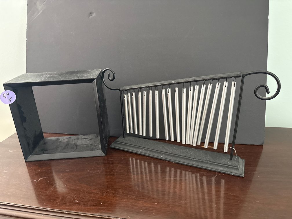 Tabletop Chime Instrument And Shelf