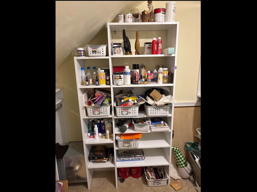 Shelving and Contents