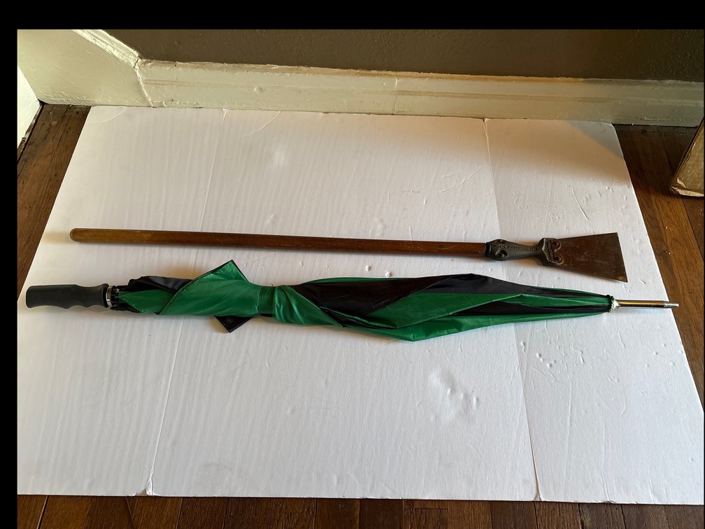 Umbrella & Wall Scraper