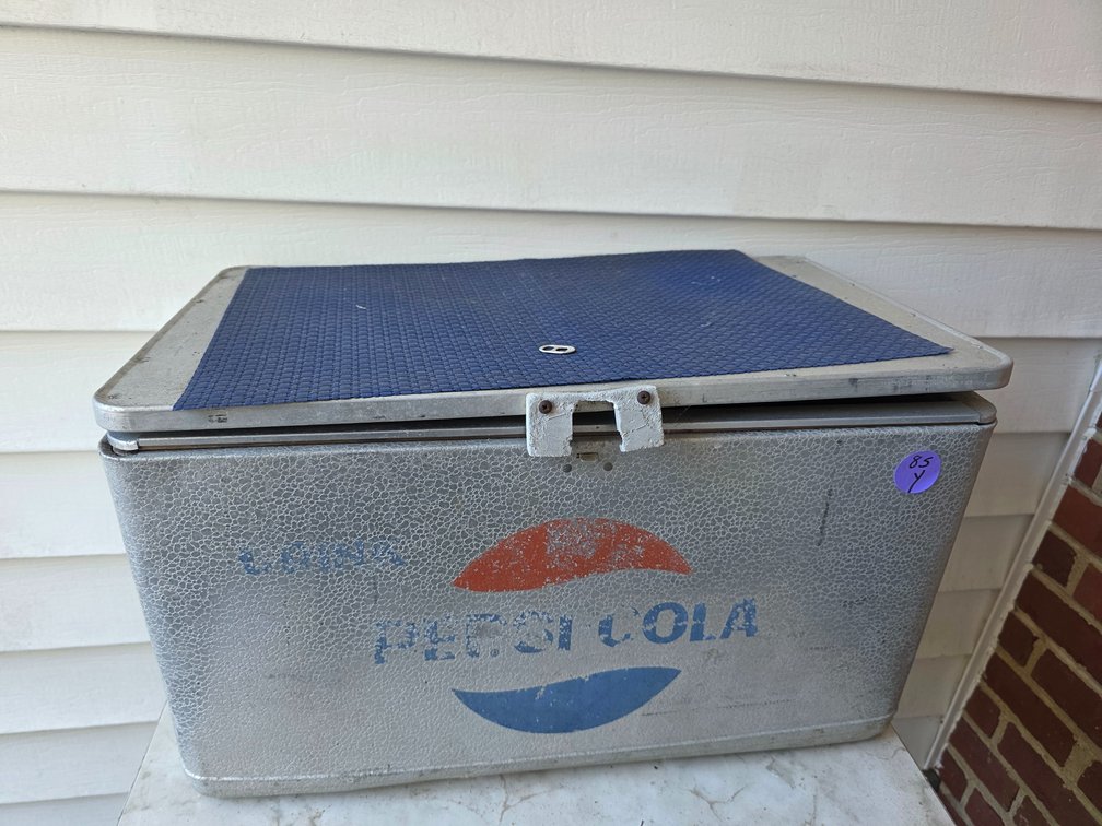Vintage Pepsi Cola Aluminum Cooler