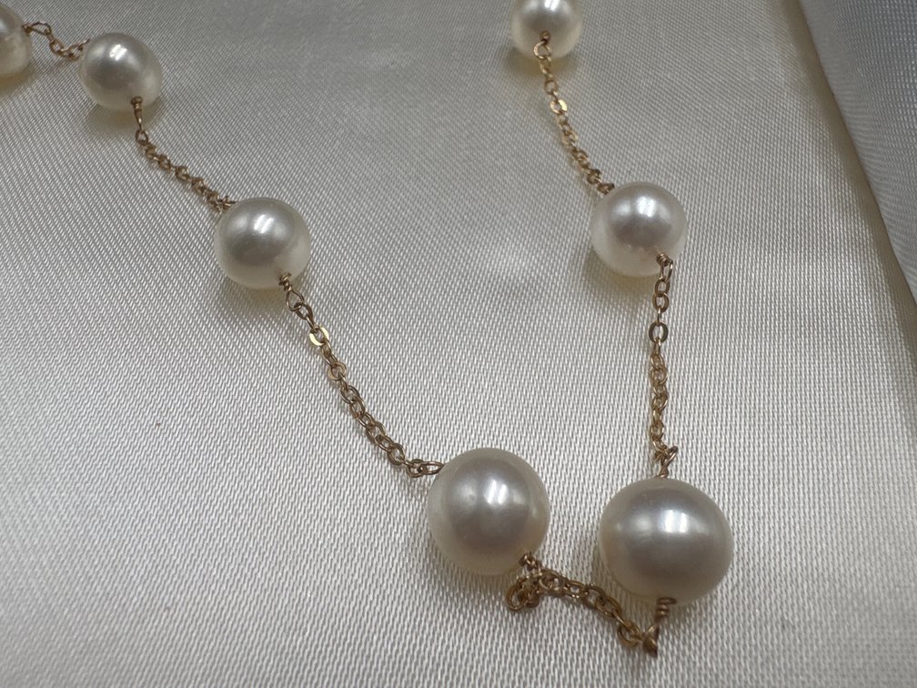14K Gold Pearl Necklace