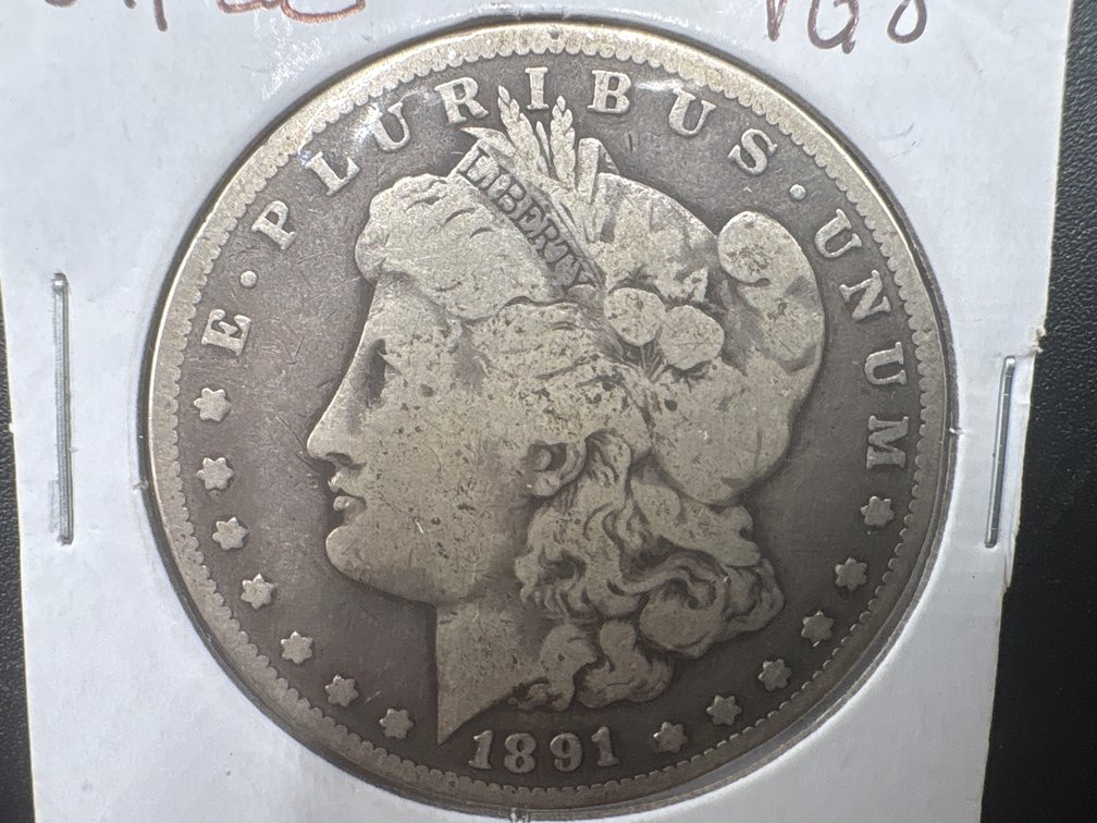 1891 Morgan Silver Dollar