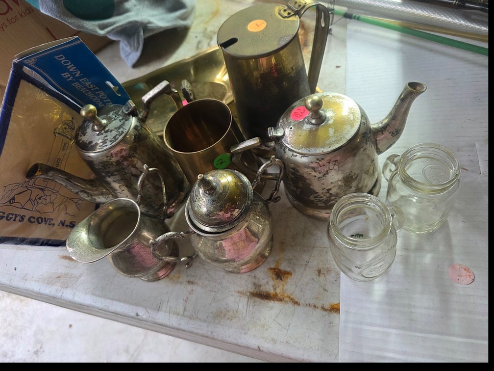 Houseware  Lot, Brass, Mini Cups, etc