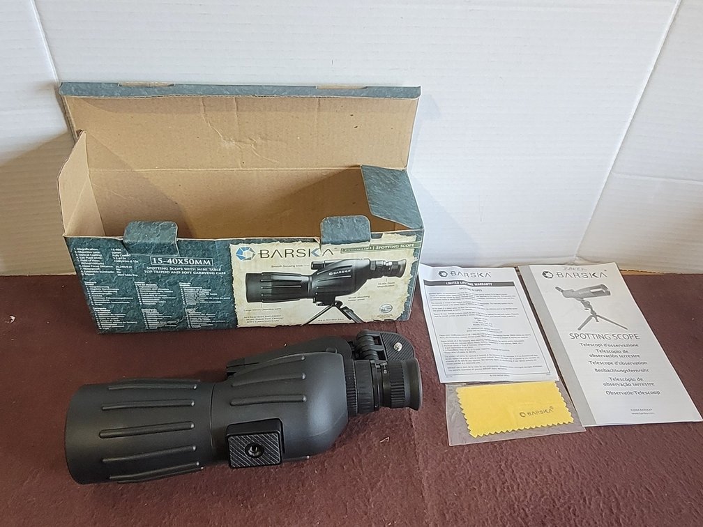 Barska 15-40x50mm Spotting Scope with Mini Tripod