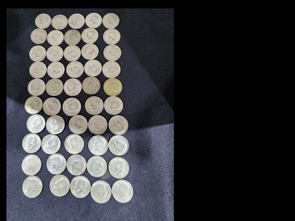 Silver Clad 40% Silver Half Dollars