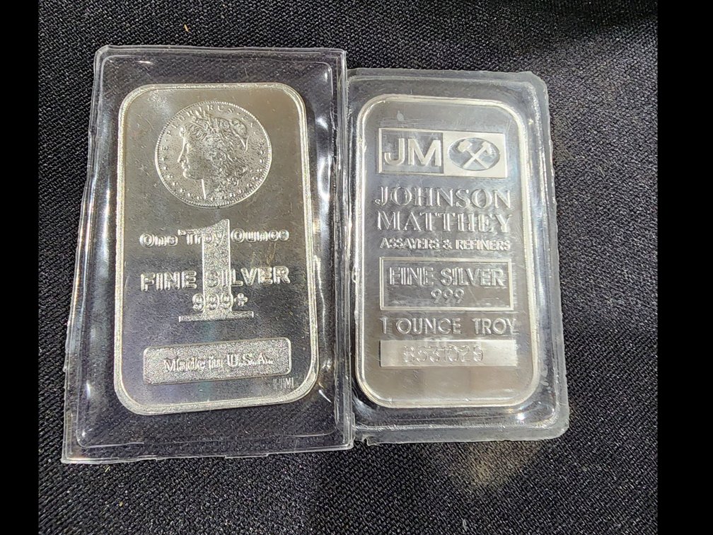 1 Troy Ounce .999 Silver Bullion 