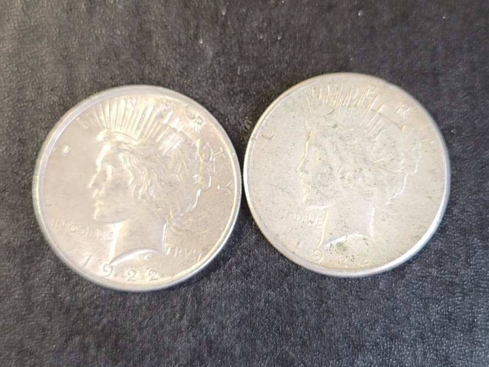 Peace Silver Dollars (2)