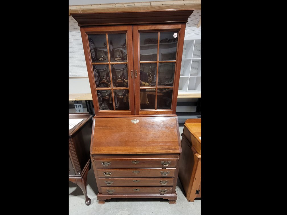 Solid Cherry Maddox Colonial Secretary Desk