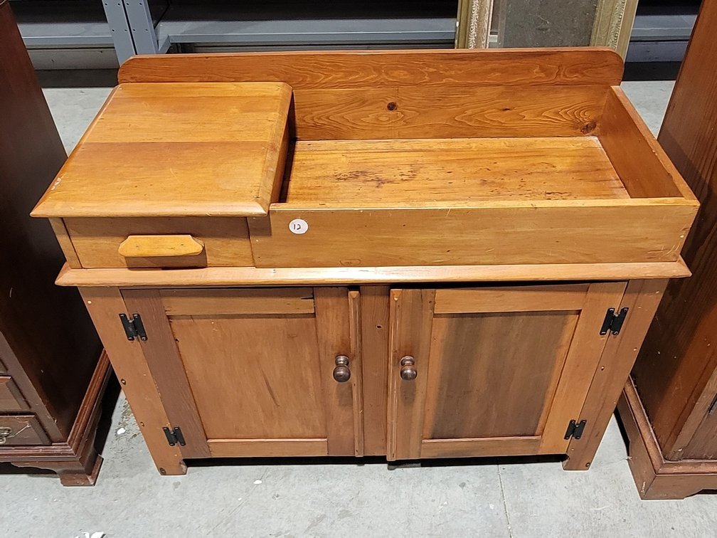 Antique Mixed Wood Dry Sink