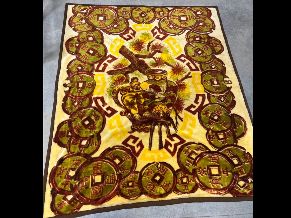 Very Soft Asian Inspired Blanket 