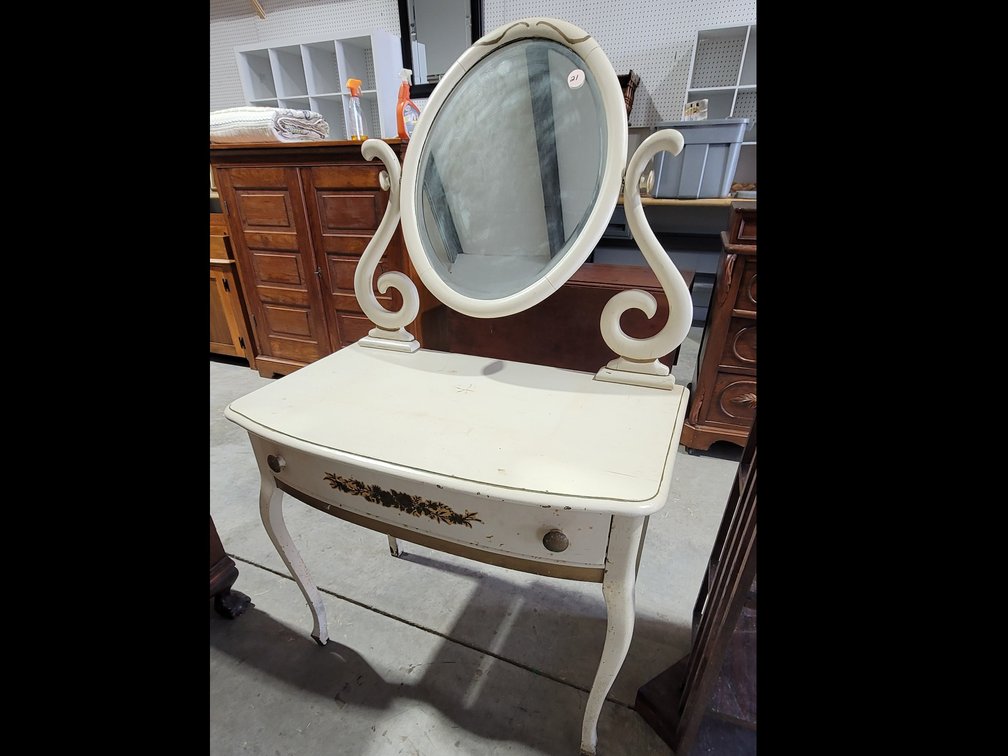 Antique Vanity Dressing Table Writing Desk