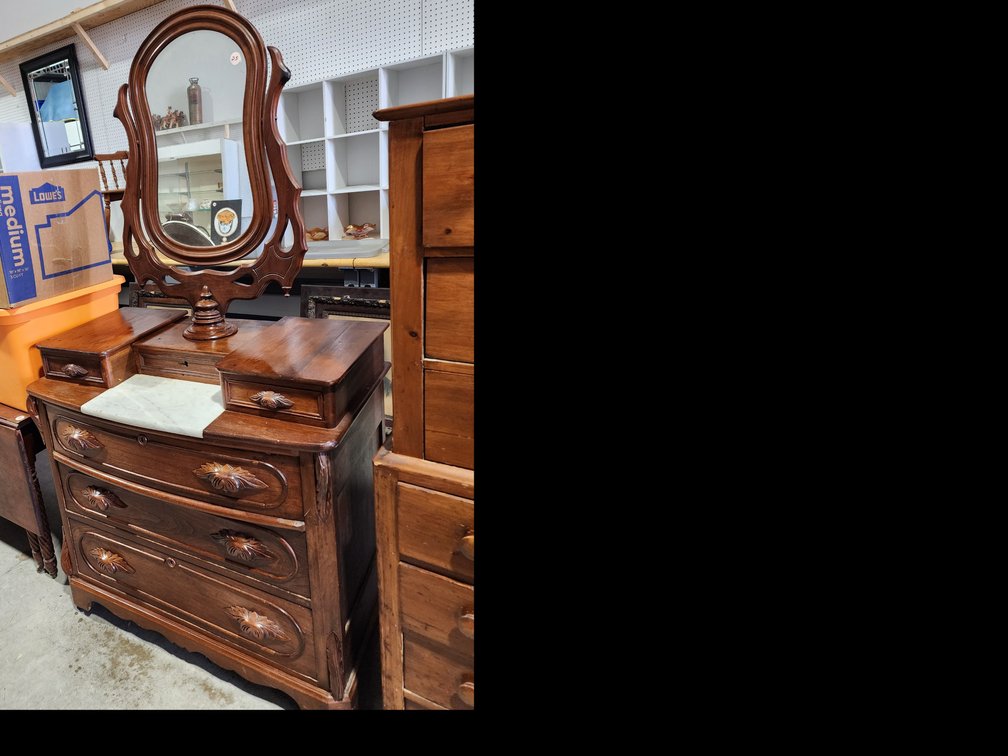 Victorian  Dresser with Mirror 