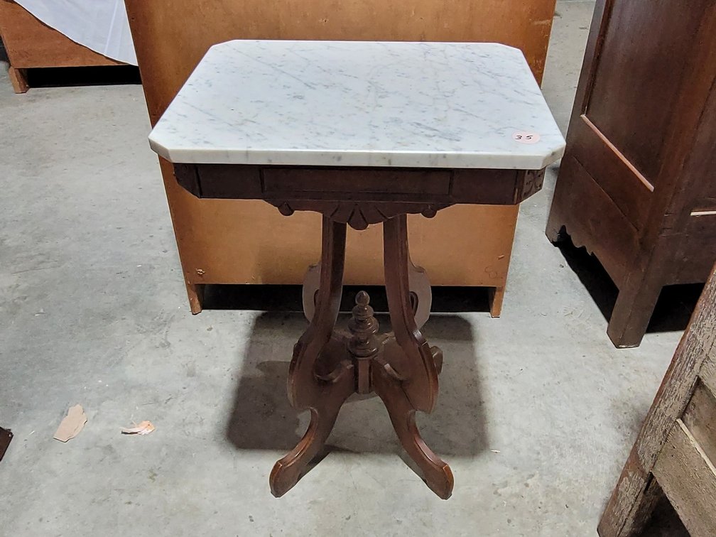Victorian Marble Top Table