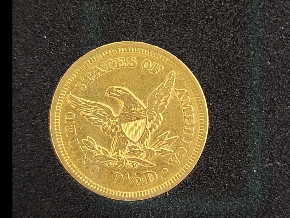 Gold Piece  2 1/2 Dollar