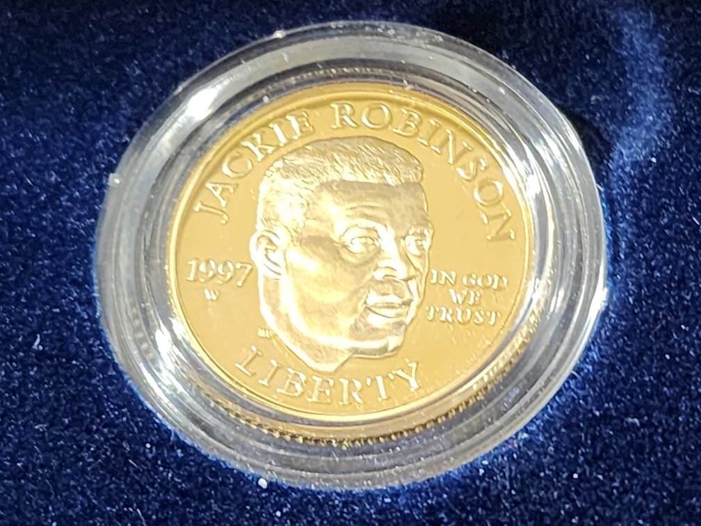 Five Dollar Jackie Robinson Gold Coin 