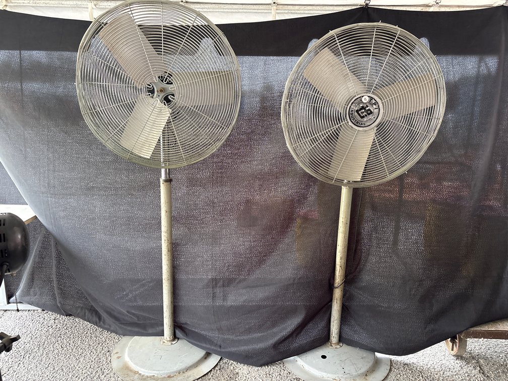 TPI Industrial Adjustable Height Fans