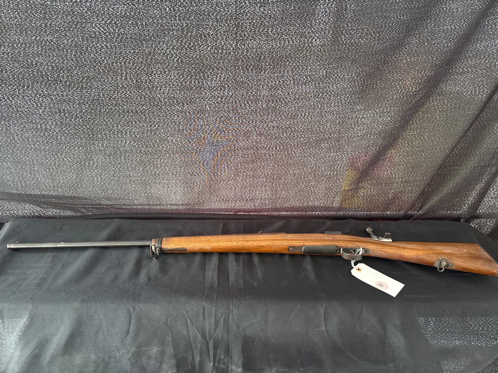 Antique 1905 Wood Barrel Rifle Fabrica de Armas Oviedo