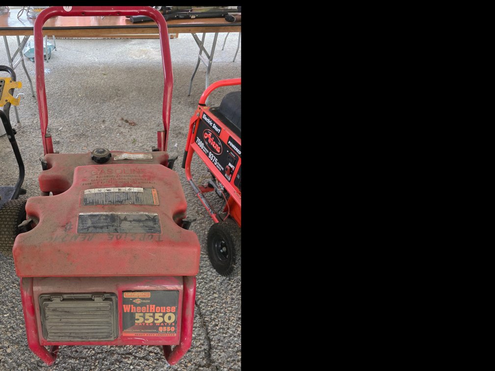 General Wheel House 5550 Rated Watts Generator