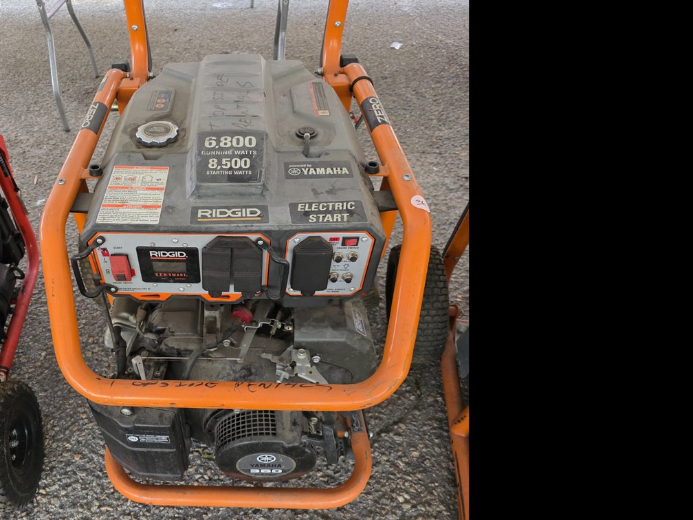 Rigid 6800 Running Watts , 360 Yamaha