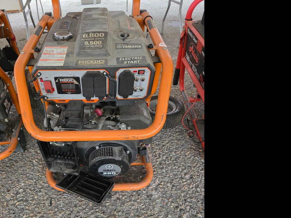 Rigid 6800 Running Watts , 360 Yamaha, Electric  Start, Generator 