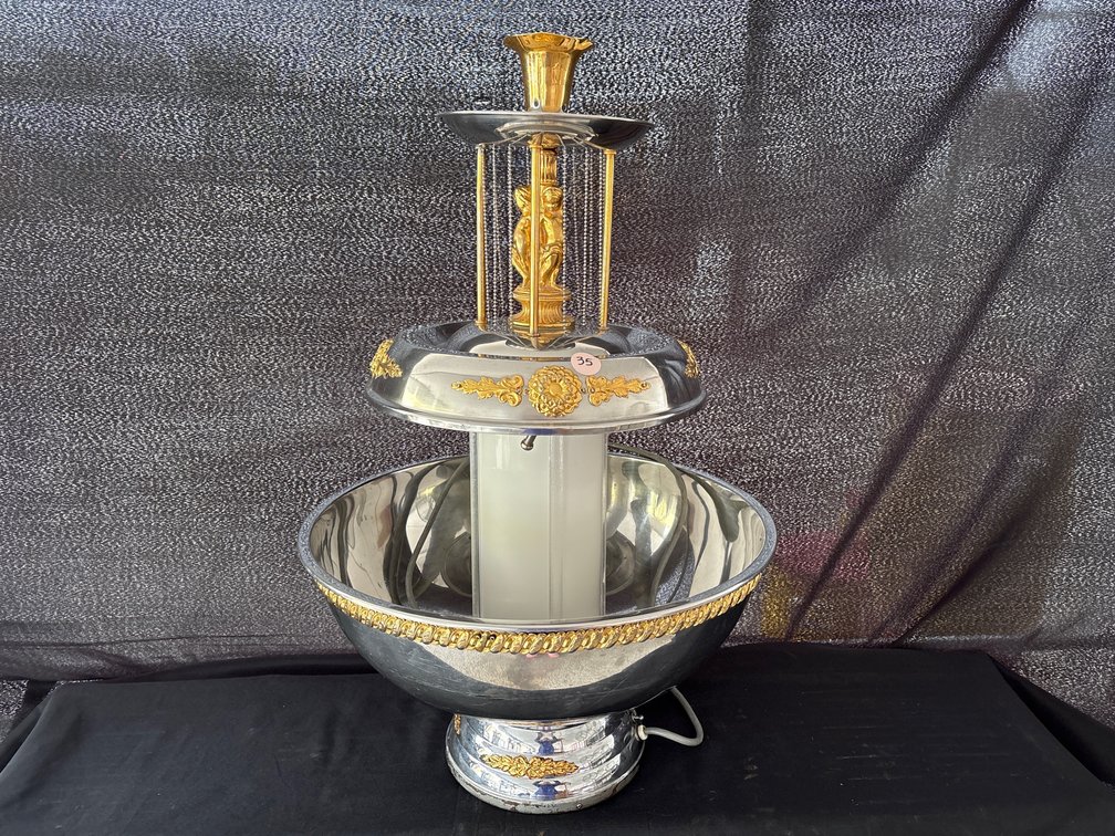 Silver and Gold Champagne Fountain