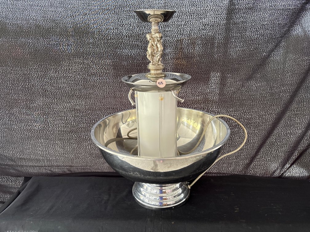 Silver Champagne Fountain