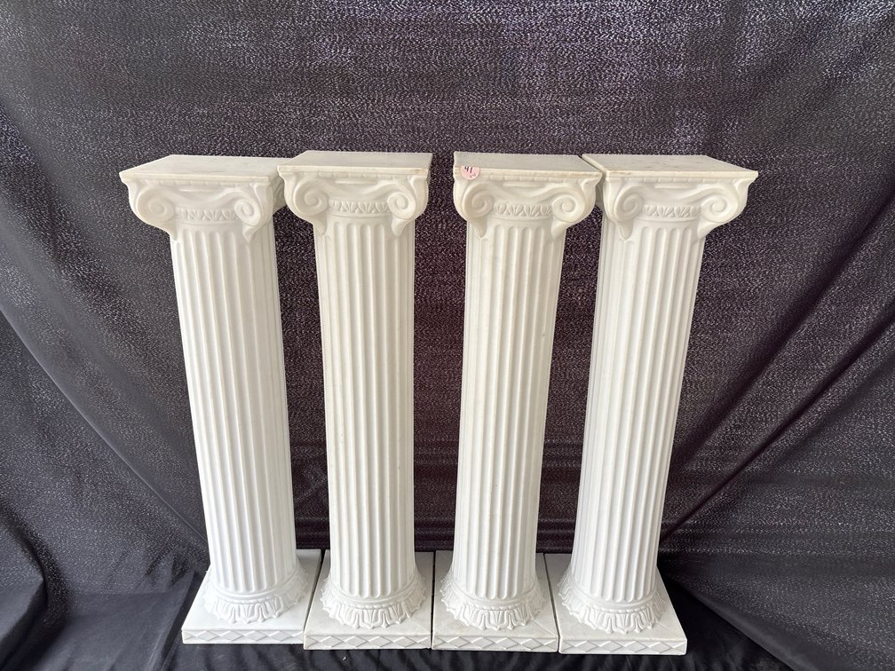 Roman Style Heavy Molded Plastic Pillars