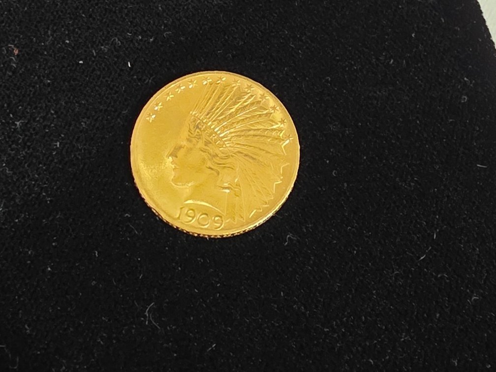 1909 Indian Head $10.00 Gold