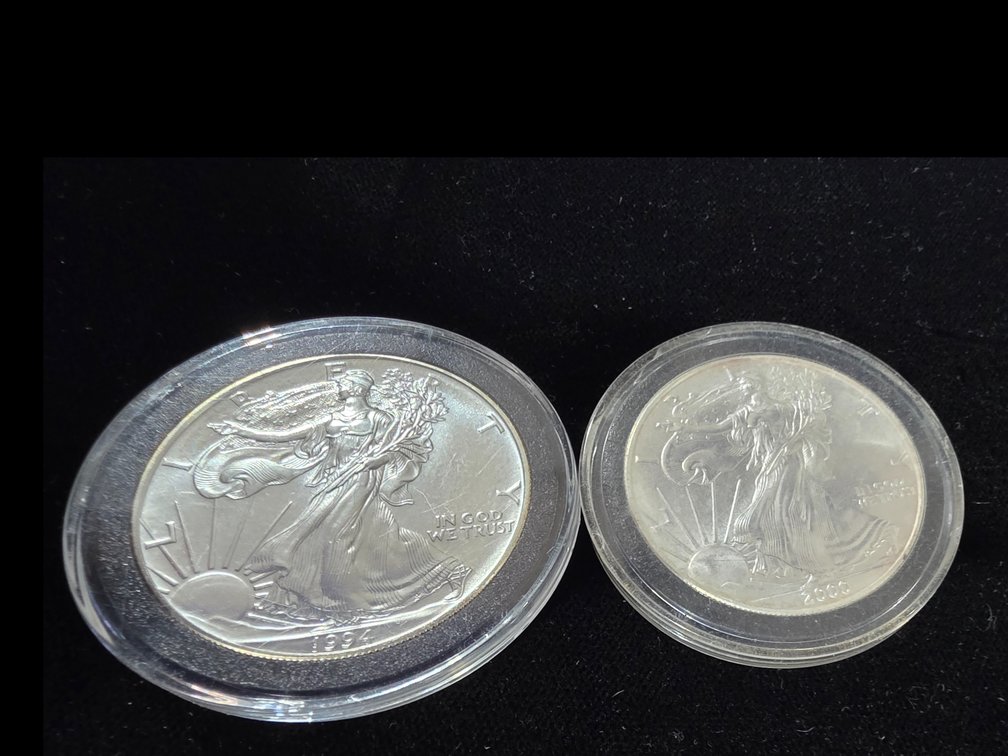 Walking Liberty Silver Eagles 