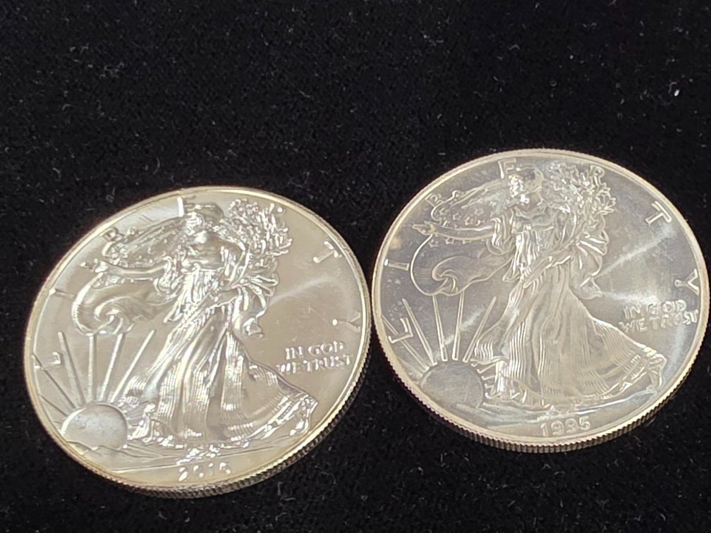 Walking Liberty Silver Eagles 