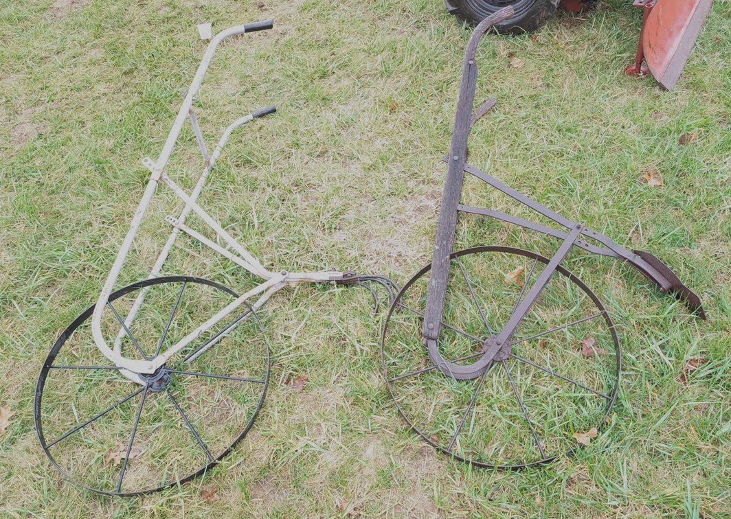(2) 1 Wheel Plows