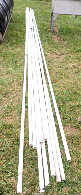 Lot of 1" PVC Piping 