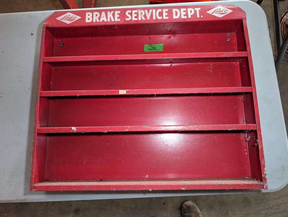 Lisle Brake Service Dept Wall Hanging Rack